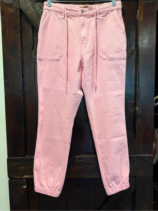 Judy Blue Denim - Judy Blue Pink Drawstring Jogger Pants